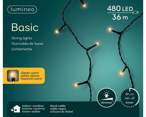 Lumineo Led basics klassiek wit 480 L - 3600 cm - afbeelding 3