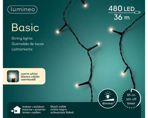 Lumineo Led basics warm wit 480 L - 3600 cm - afbeelding 3