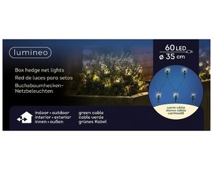 Lumineo LED Box Net lights 60L Warm wit - D 35 cm - afbeelding 1