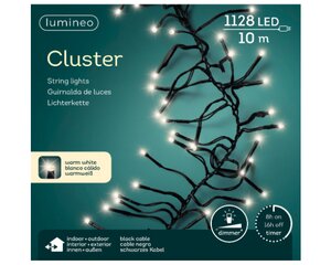 Lumineo LED cluster warm wit/zwart 1128 L - 1050 cm - afbeelding 4