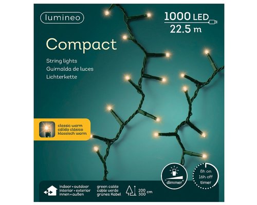 Lumineo Compact light LED 'klassiek warm' 1000 L - 2250 cm - afbeelding 1