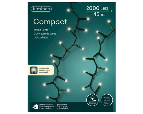 Lumineo Compact light LED 'warm wit' 2000 L - 4500 cm - afbeelding 1