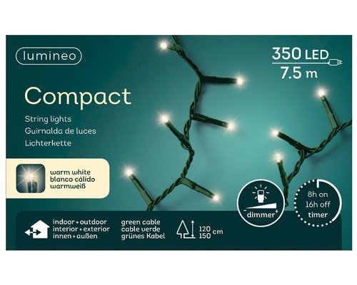 Lumineo Compact light LED 'warm wit' 350 L - 750 cm - afbeelding 1