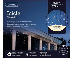 Lumineo Ijspegelverlichting LED twinkle 175 L -  cm - afbeelding 1