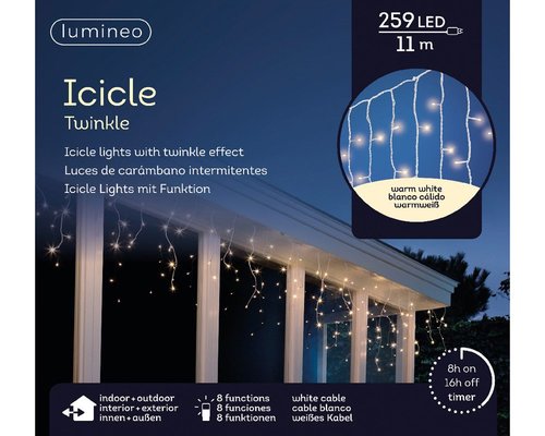 Lumineo Ijspegelverlichting LED twinkle 259 L -  cm - afbeelding 1