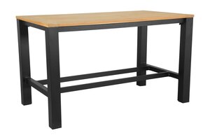 Madeira bartafel - L 180 cm