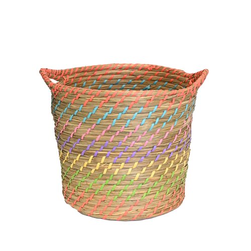 Mand multicolor - D 32 x H 30 cm