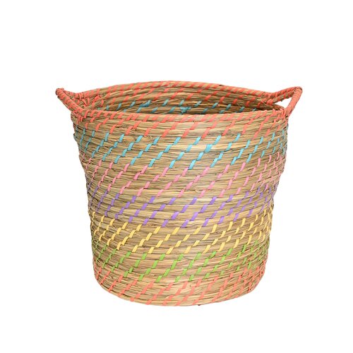 Mand multicolor - D 36 x H 35 cm