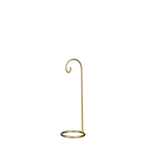 Mica ornament standaard goud - L 8 x B 8  x H 25 cm