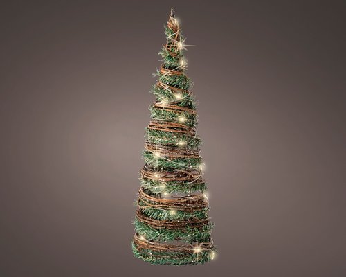 Micro LED cone rotan green tree BO 40cm 30L IP20 - afbeelding 2