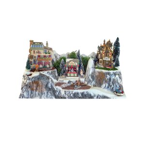 My Village Basis Kerstdorp Full Colour Dolomieten - 78 x 38 cm - afbeelding 2