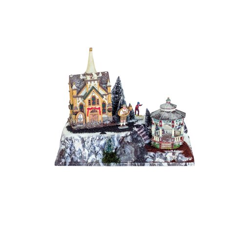 My Village Basis Kerstdorp Full Colour Mont Blanc - 42 x 25 cm - afbeelding 2