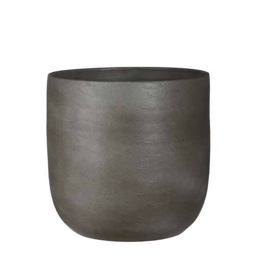 Nora pot rond d.groen - h31xd34cm