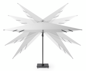 Platinum Zweefparasol Voyager T² Premium 270 x 270 cm Bruin - afbeelding 5