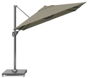 Platinum Zweefparasol Voyager T¹ 300 x 200 cm Lichtgrijs - afbeelding 2