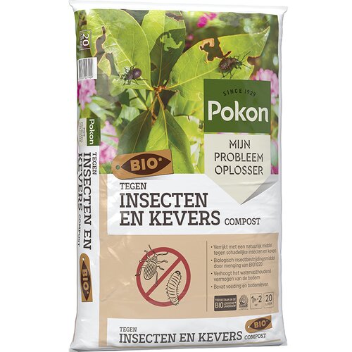 Pokon Bio Tegen Insecten en Kevers Compost 20L - afbeelding 1