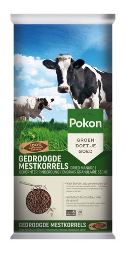 Pokon Gedroogde Mestkorrel 20kg