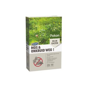 Pokon Mos en Onkruid Weg! 3-in-1 voor 50m² OP=OP