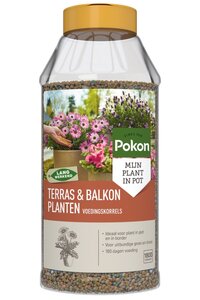 Pokon Terras & Balkon Planten Voedingskorrels 1800gr OP=OP