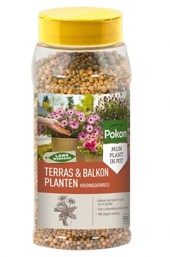 Pokon Terras & Balkon Planten Voedingskorrels 800gr