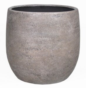 Pot mira d39h36cm industrieel wit