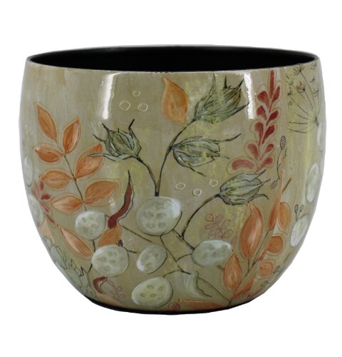 Bloempot Molyvos Jet Home met bloemen - D 20 x H 18 cm