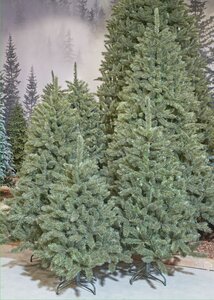 Triumph Tree Forest Frosted kunstkerstboom groen - H 185x D 130 cm - afbeelding 3