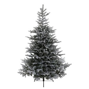 Everlands Snowy Grandis Fir kunstkerstboom groen - H 180 x D 132 cm - afbeelding 1