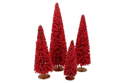 Sparkle Red Tree Berry 11 x 30 cm - afbeelding 2