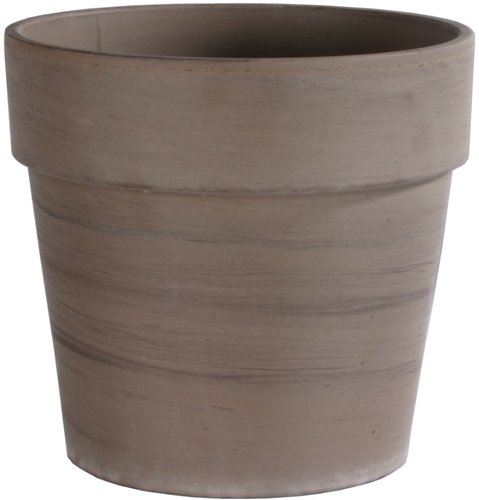 Terracotta bloempot calima basalt 31cm