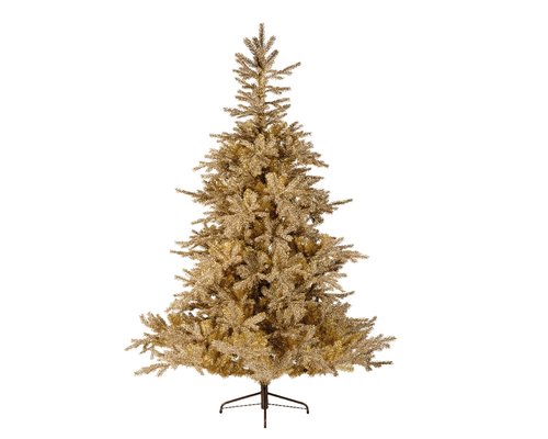 Everlands Tiffany kunstkerstboom goud - H 180 x D 132 cm