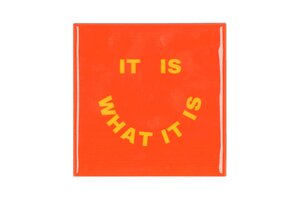 TILE IT IS ORANGE 10X10X1CM