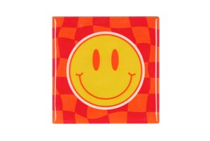 TILE SMILEY ORANGE/PINK 10X10X1CM