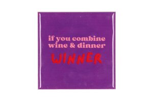 TILE WINNER PURPLE 10X10X1CM