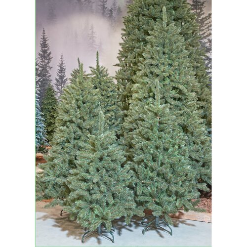 Triumph Tree Forest Frosted kunstkerstboom groen - H 155x D 119 cm - afbeelding 3