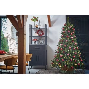 Triumph Tree Forest Frosted kunstkerstboom groen - H 155x D 119 cm - afbeelding 4