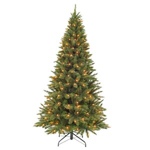 Triumph Tree Forest Frosted kunstkerstboom LED slim groen - H 120x D 69 cm - afbeelding 1