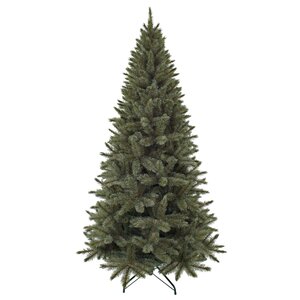 Triumph Tree Forest Frosted kunstkerstboom slim blauw - H 155x D 86 cm - afbeelding 1