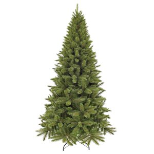 Triumph Tree Forest Frosted kunstkerstboom slim groen - H 120x D 69 cm - afbeelding 1