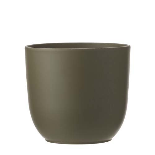 Tusca pot rond groen - h23xd25cm