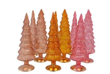 Twinkle Earthy Terra Glass Tree Ass 9 x 30 cm