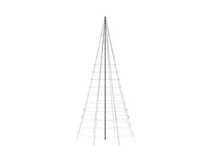 Twinkly light tree 1000L RGB/white - H6m - 2,5m lead black - excl. Pole - afbeelding 2