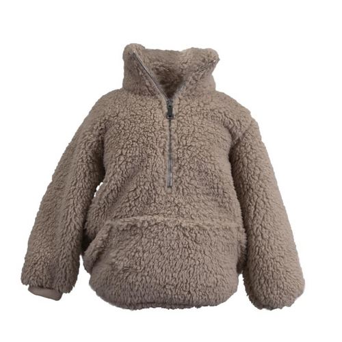 Unique Living Hoodie Willows kids Taupe