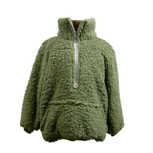 Unique Living Hoodie Willows kids Winter green