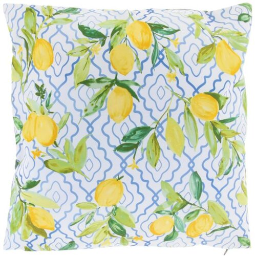 Unique Living Kussen Outdoor Print Lemon - H 45 x B 45 cm