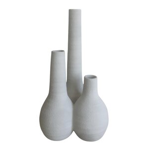 Vaas crème - D 21,5 x H 40 cm