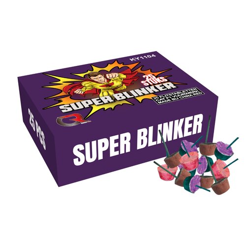 Vuurwerk Super Blinker - 25 stuks | Cat. 1