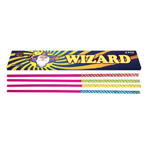 Vuurwerk Wizard - 8 stuks | Cat. 1