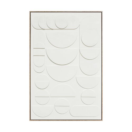 Wanddecoratie Shapes White - B 80 x H 120 cm - afbeelding 1