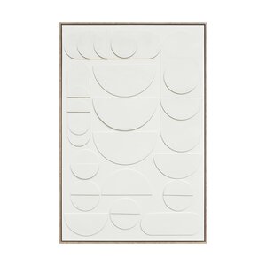 Wanddecoratie Shapes White - B 80 x H 120 cm - afbeelding 1